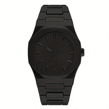 [ Classic Watch ] Men'S Casual Sports Watch, Black Dial Quartz Watch | Minimalism Watch Design| Durable Watch for Men Gift