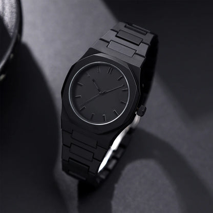 [ Classic Watch ] Men'S Casual Sports Watch, Black Dial Quartz Watch | Minimalism Watch Design| Durable Watch for Men Gift
