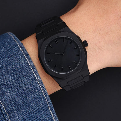[ Classic Watch ] Men'S Casual Sports Watch, Black Dial Quartz Watch | Minimalism Watch Design| Durable Watch for Men Gift