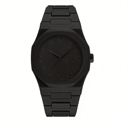 [ Classic Watch ] Men'S Casual Sports Watch, Black Dial Quartz Watch | Minimalism Watch Design| Durable Watch for Men Gift