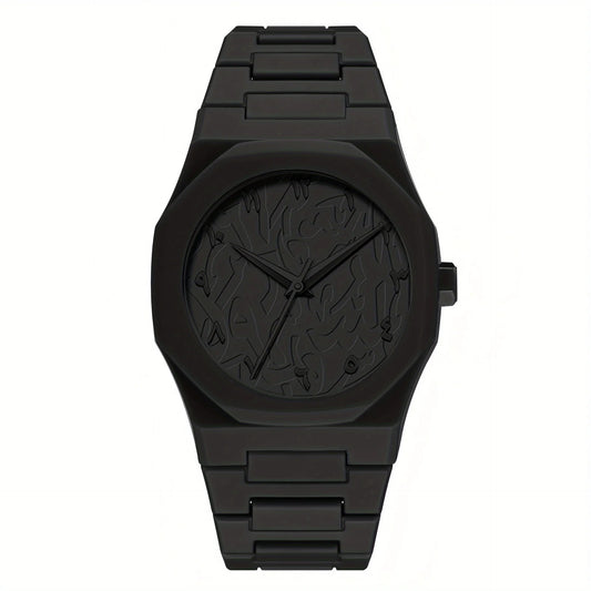 [ Classic Watch ] Men'S Casual Sports Watch, Black Dial Quartz Watch | Minimalism Watch Design| Durable Watch for Men Gift